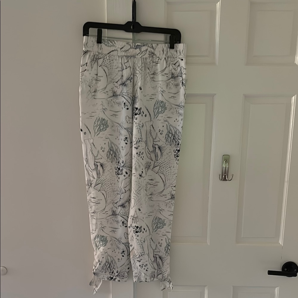 Club Monaco White and Gray Chinos